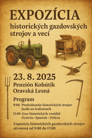 Zaujímavé historické stroje na výstave